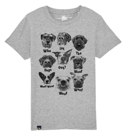 Aardvarks of Anarchy T-shirt Dogs, Grey melange