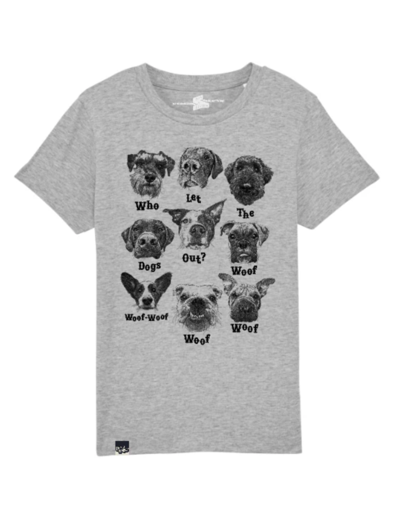 Aardvarks of Anarchy Aardvarks of Anarchy - T-shirt Dogs, Grey melange