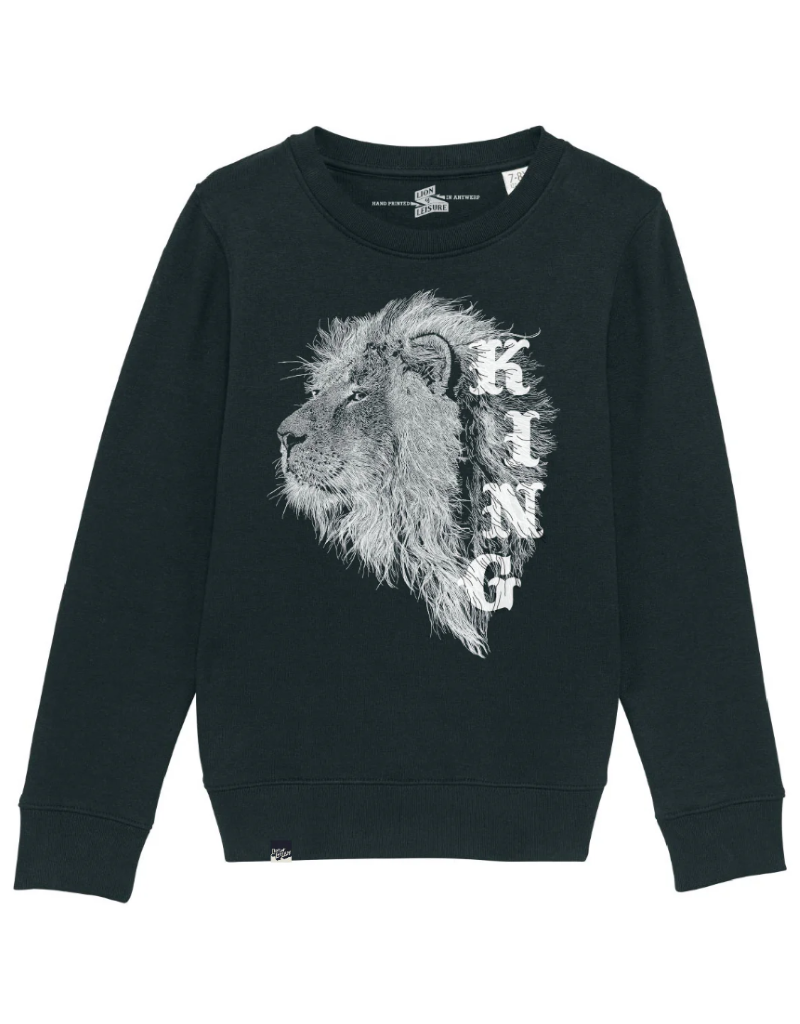 Lion of Leisure Lion of Leisure - Sweater, Lion king, Black (3-16j)
