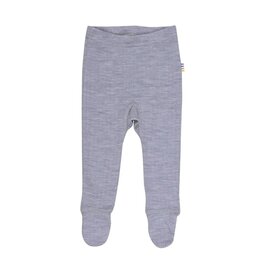 Joha Legging met voetjes, Light grey melange (0-2j)