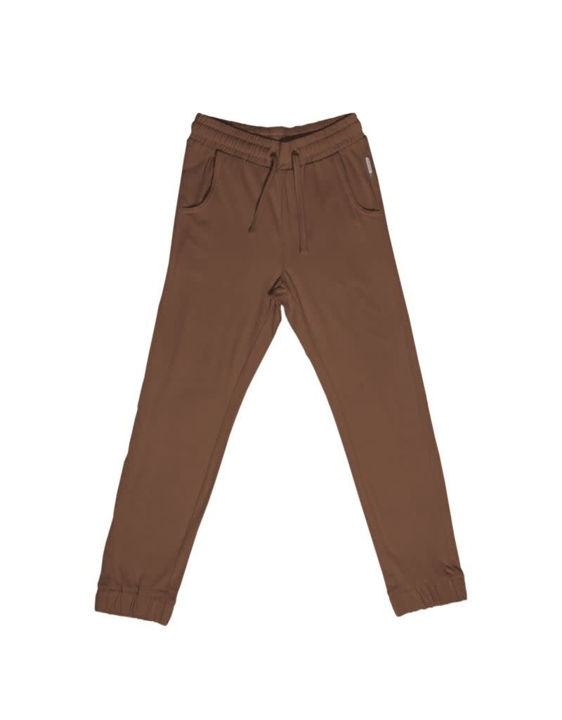 Maxomorra Maxomorra - Pants Sweat, Brown (0-2j)