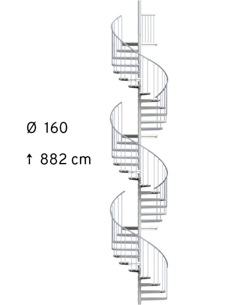 Escalier D Exterieur Scarvo Xl 160 Avec Revetement Wpc Scalant Fr Scalant