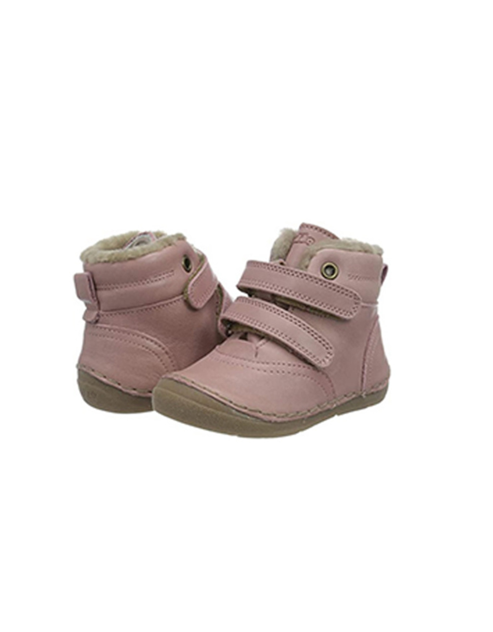 pink velcro shoes