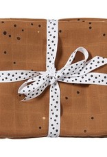 Done by Deer DONE BY DEER SWADDLE 2PACK DOTS - MUSTARD