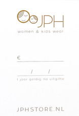 Giftcard Webshop €20,00-€250,00