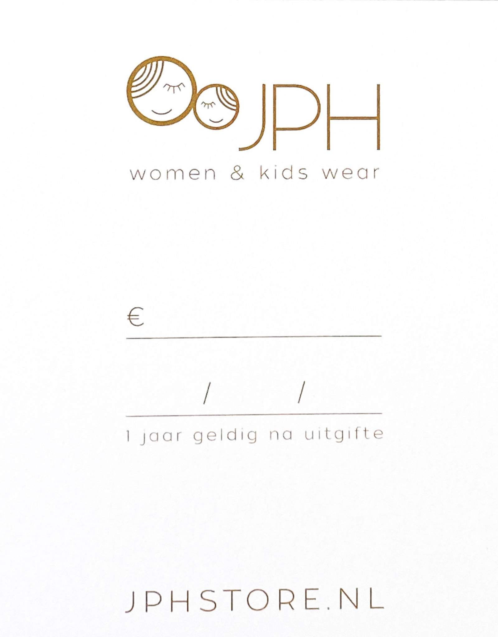 Giftcard Webshop €20,00-€250,00
