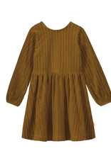 Mai Nio Mai Velour Rib Dress Brown