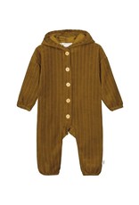 Mai Nio Mai Velour Jumpsuit Brown