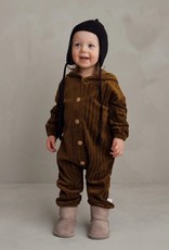 Mai Nio MAINIO VELOUR JUMPSUIT - BROWN