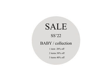 SALE SS'22 baby