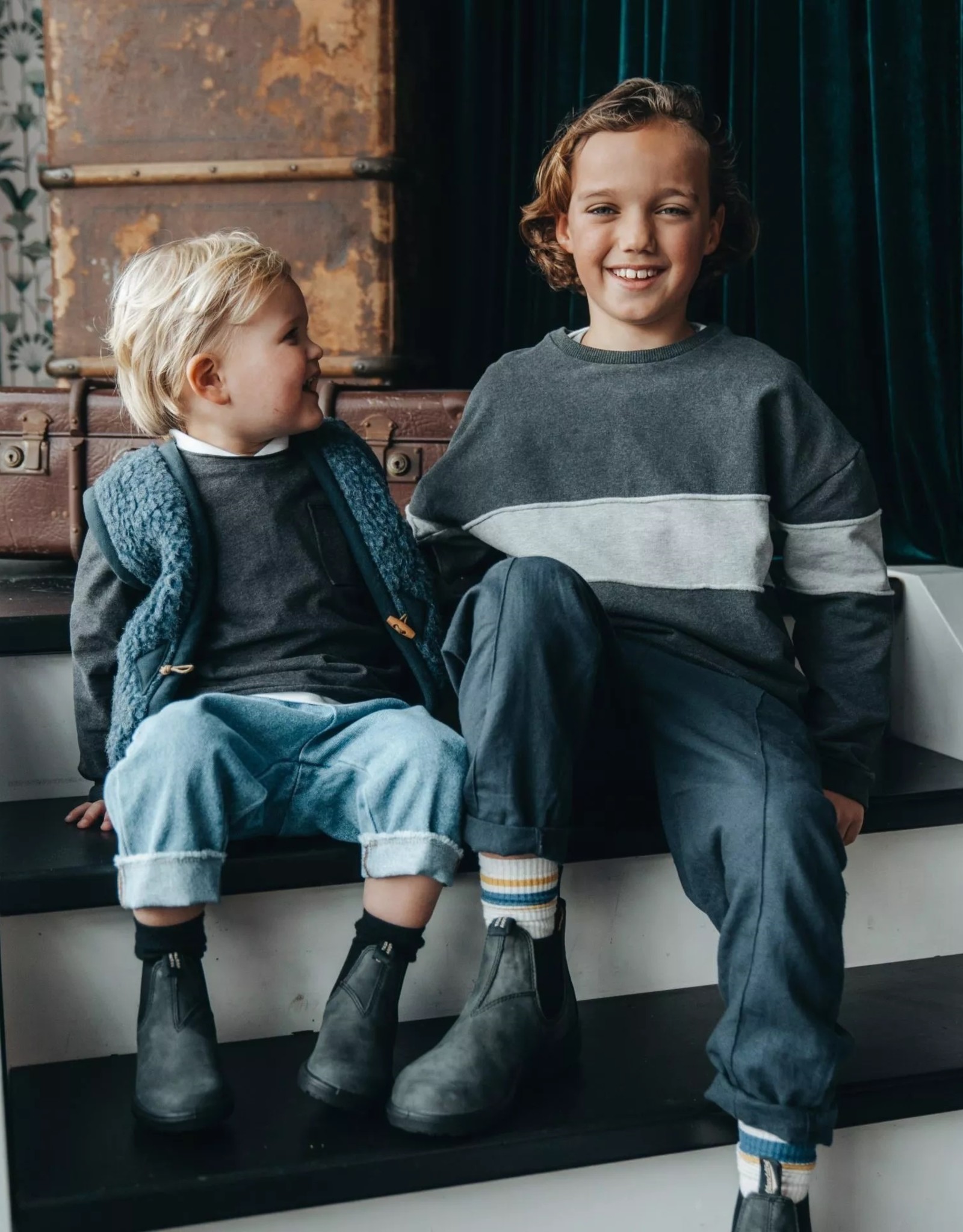 Blundstone BLUNDSTONE KIDS BOOTS - RUSTIC BLACK