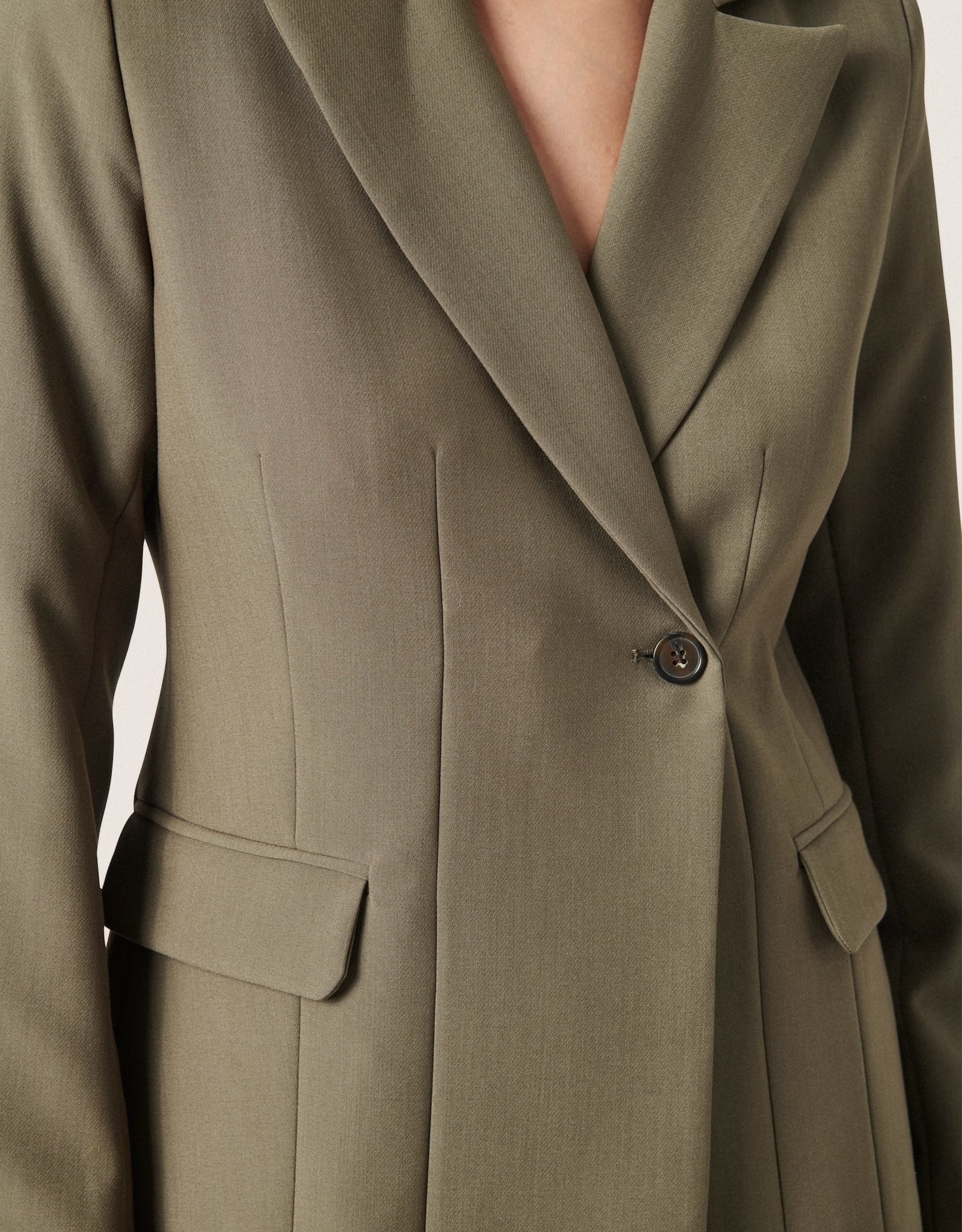 Soaked SOAKED IN LUXURY CORINNE BLAZER - TEA LEAF