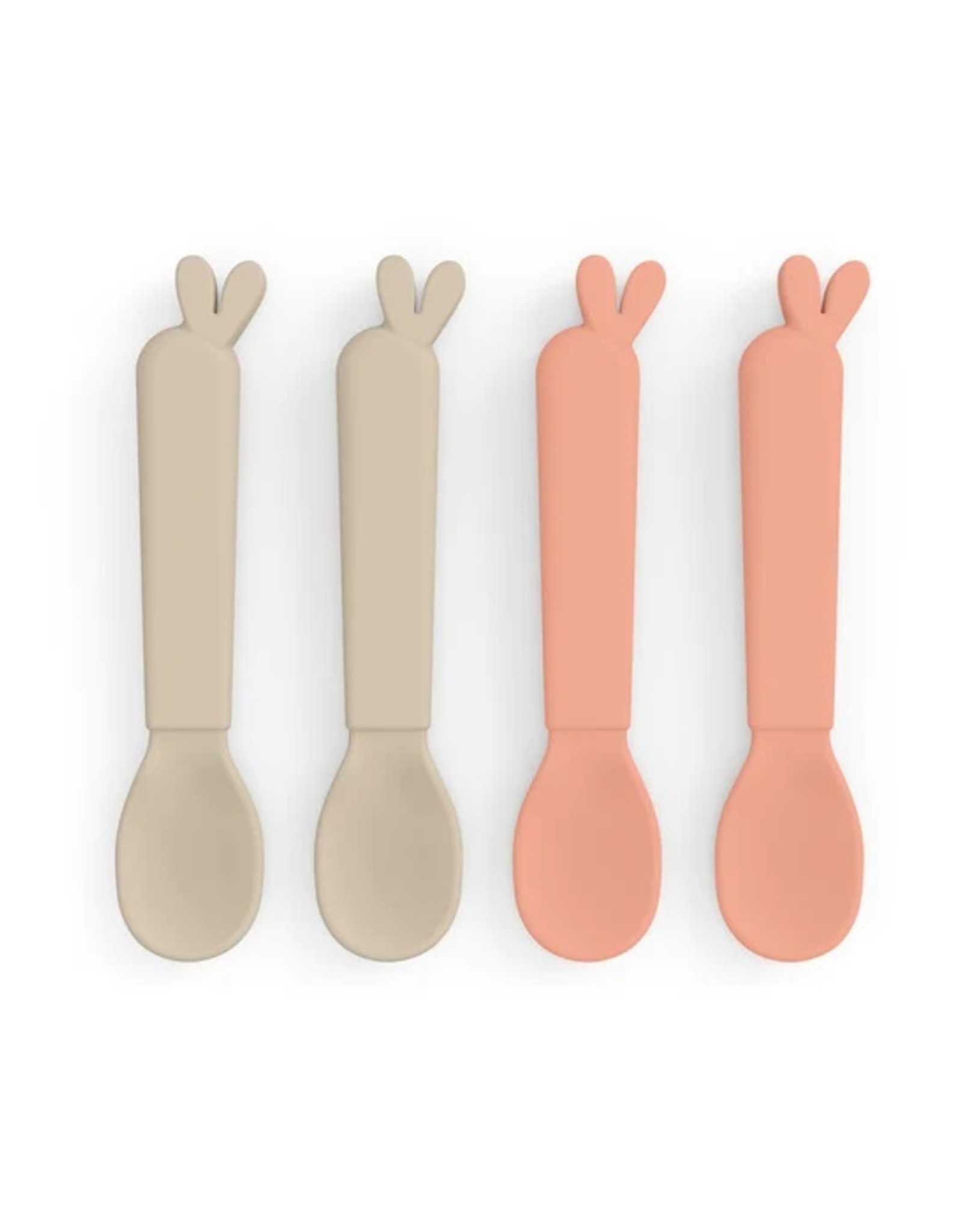 Done by Deer DONE BY DEER KIDDISH SPOON 4PACK - LALEE SAND/CORAL