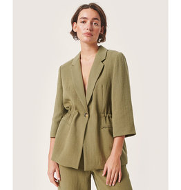 Soaked SOAKED IN LUXURY CAMILE BLAZER - LODEN GREEN