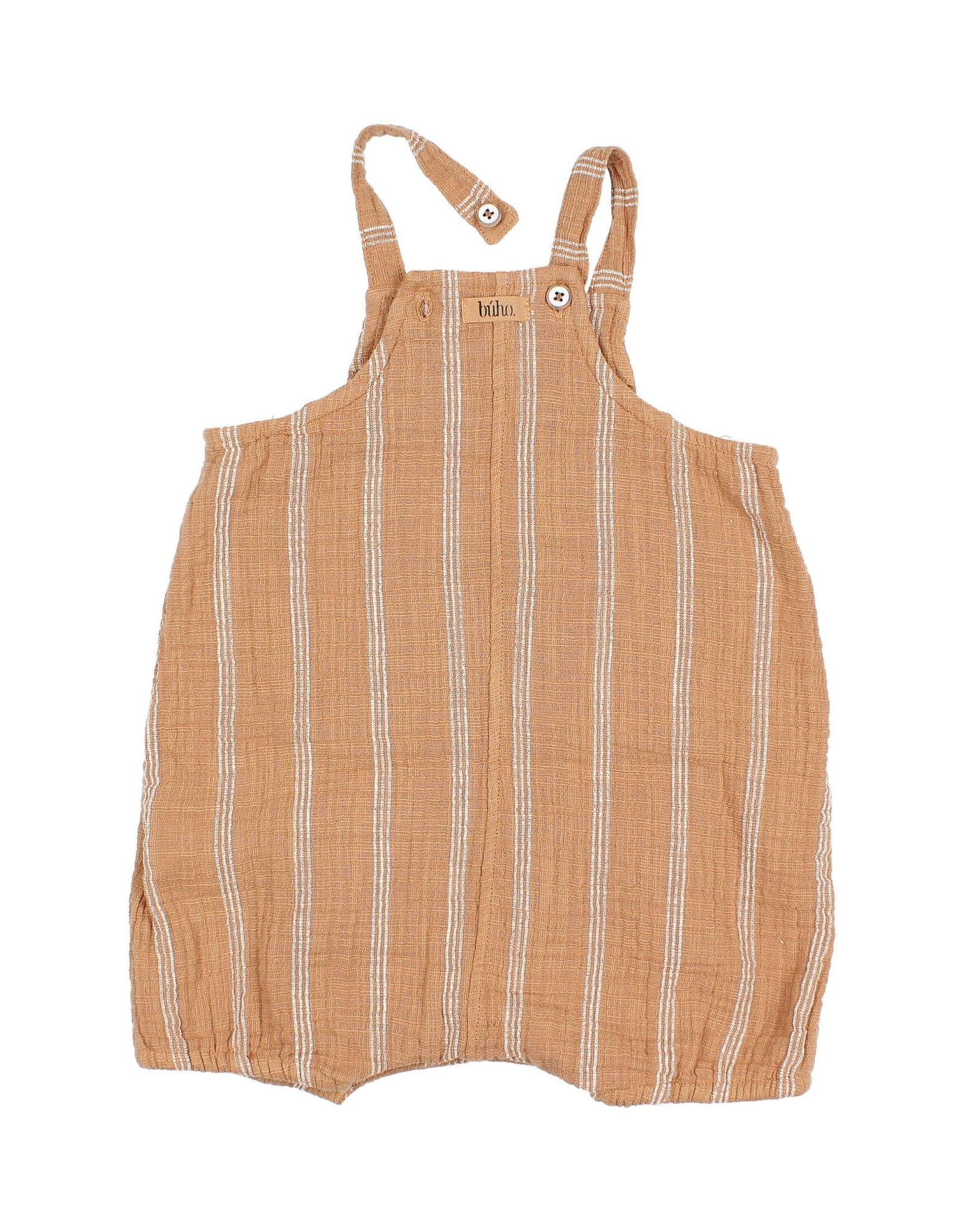 Buho BÚHO STRIPES JUMPSUIT - CARAMEL