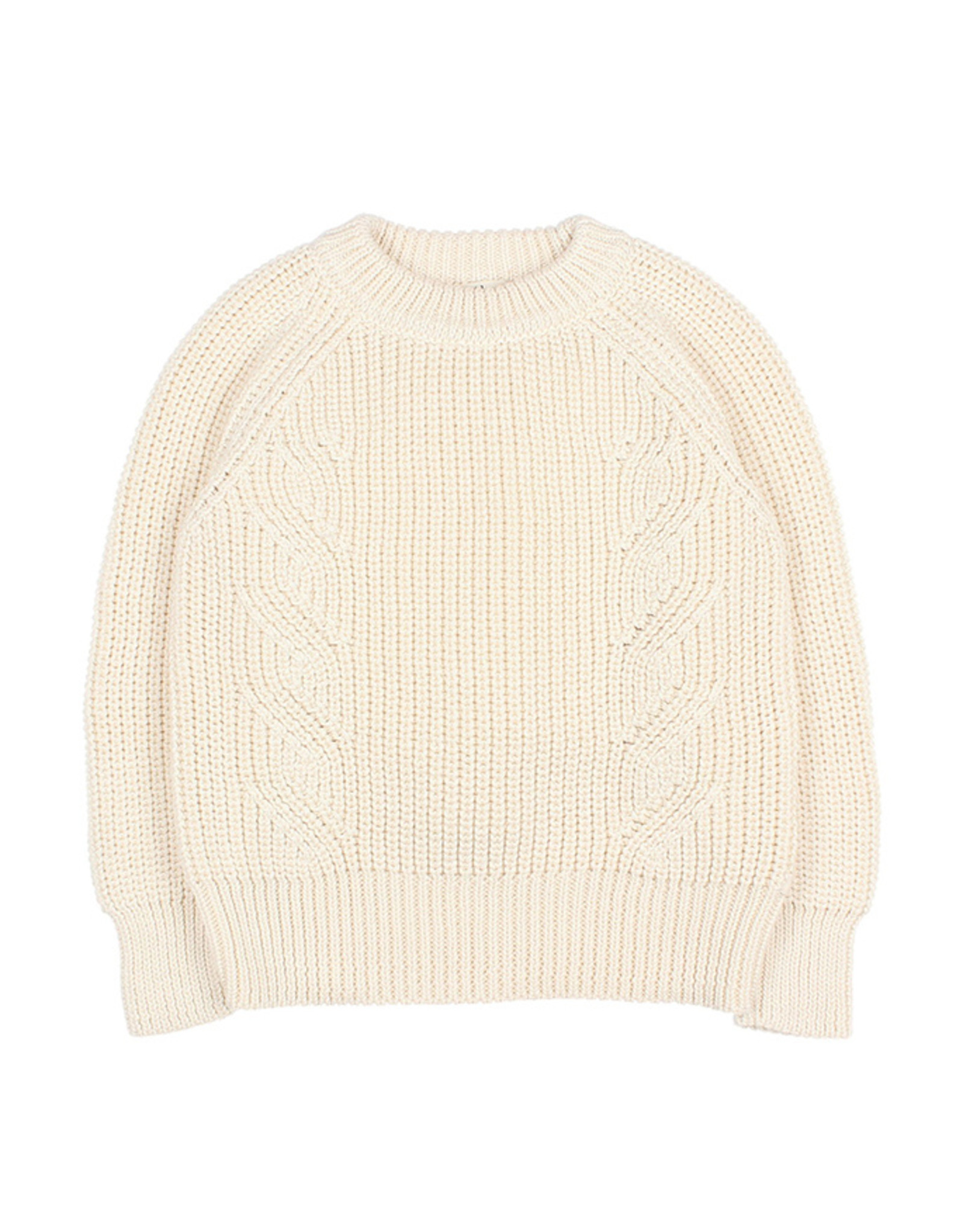 Buho BÚHO COTTON KNIT JUMPER - ECRU