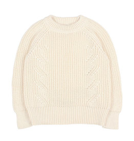 Buho BÚHO COTTON KNIT JUMPER - ECRU