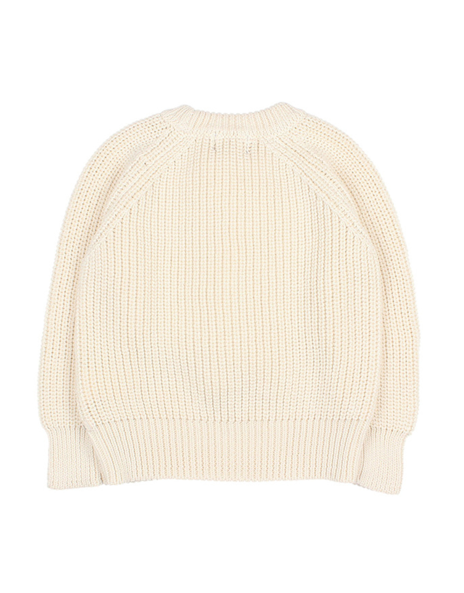 Buho BÚHO COTTON KNIT JUMPER - ECRU