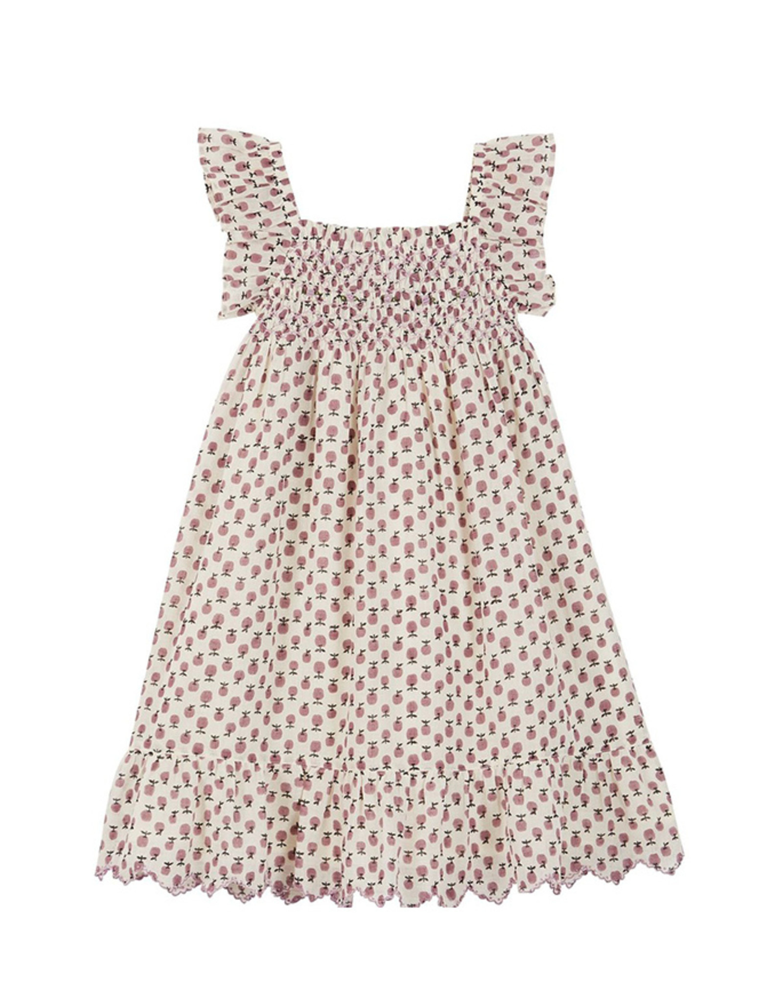 Emile & Ida EMILE & IDA APPLE DRESS - GRANNY VIOLET