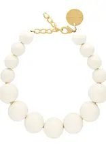 Vanessa Baroni VANESSA BARONI BEADS NECKLACE - OFF WHITE