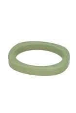 Vanessa Baroni VANESSA BARONI OVAL EDGED BANGLE BRACELET - MINT