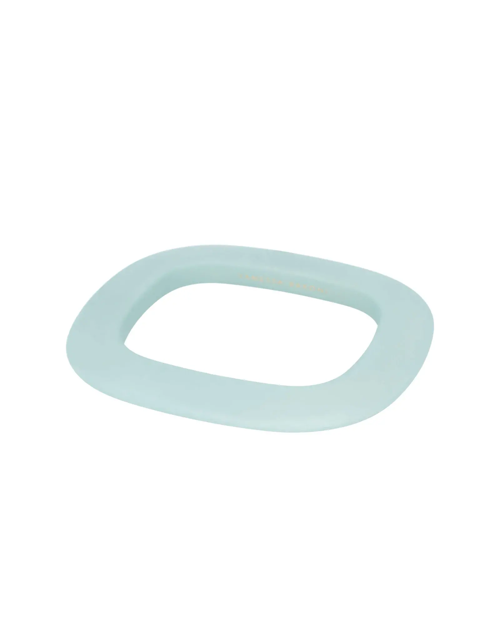 Vanessa Baroni VANESSA BARONI SQUARED BANGLE BRACELET - BABY BLUE