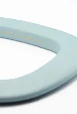 Vanessa Baroni VANESSA BARONI SQUARED BANGLE BRACELET - BABY BLUE