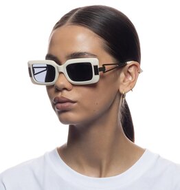 Le Specs LE SPECS ORION RIDGE SUNGLASSES - OFF WHITE