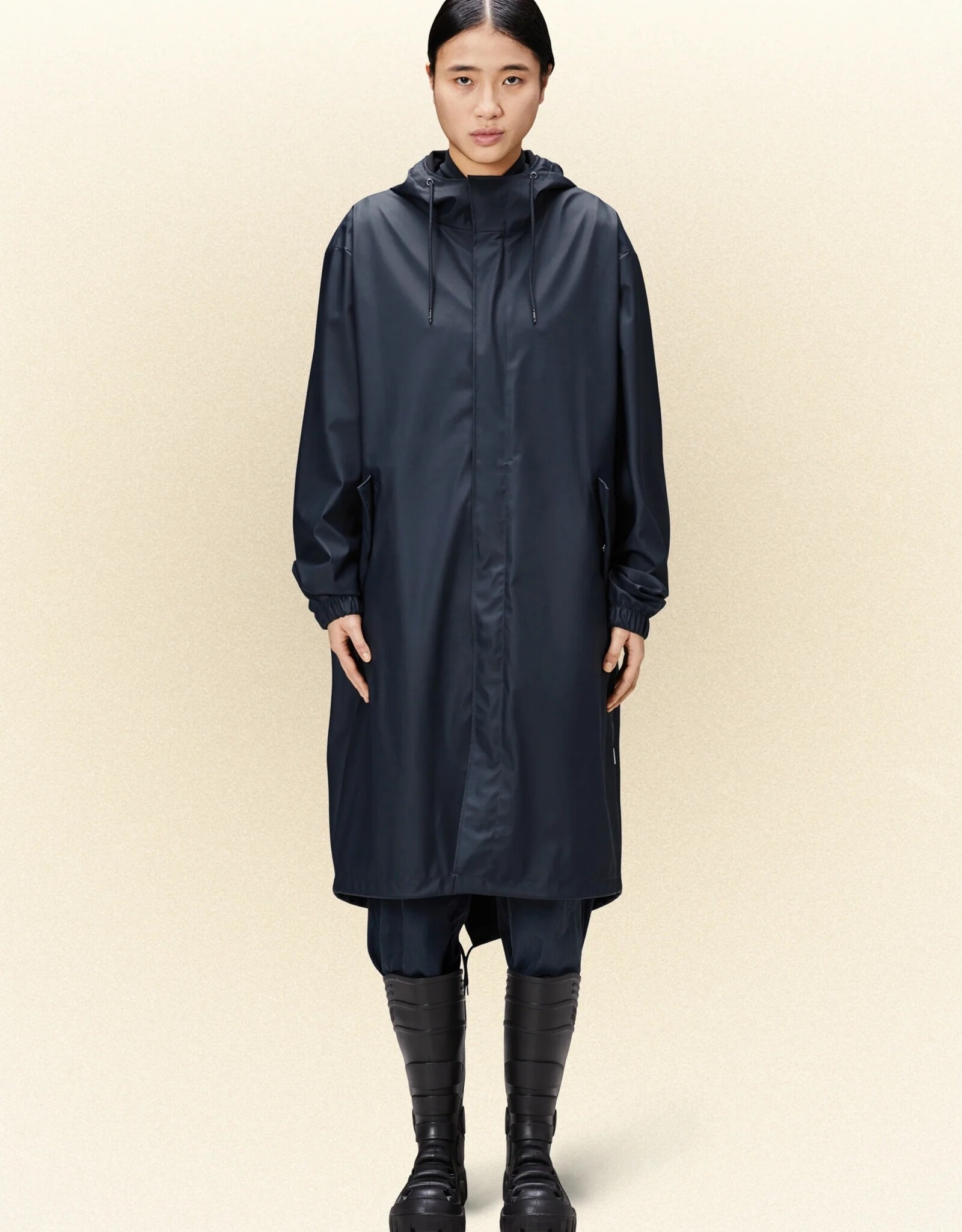 RAINS RAINS FISHTALE PARKA - NAVY