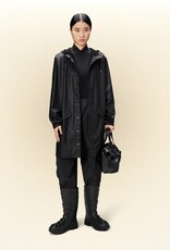 RAINS RAINS LONG JACKET - BLACK