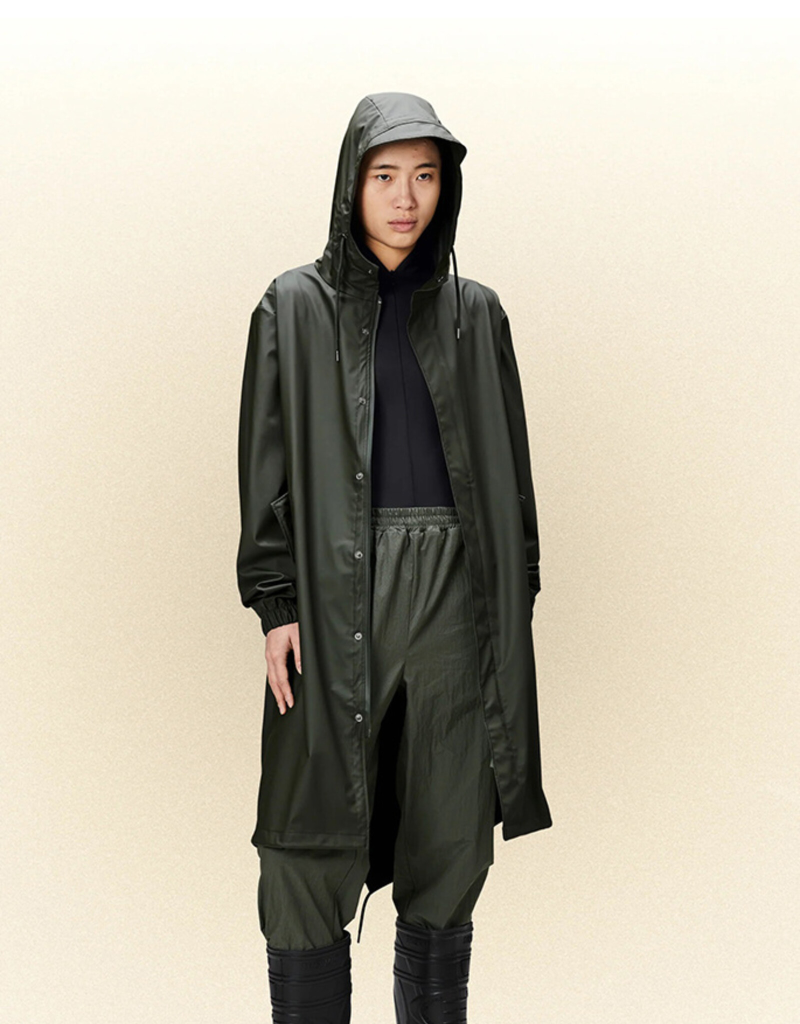 RAINS RAINS FISHTALE PARKA - GREEN