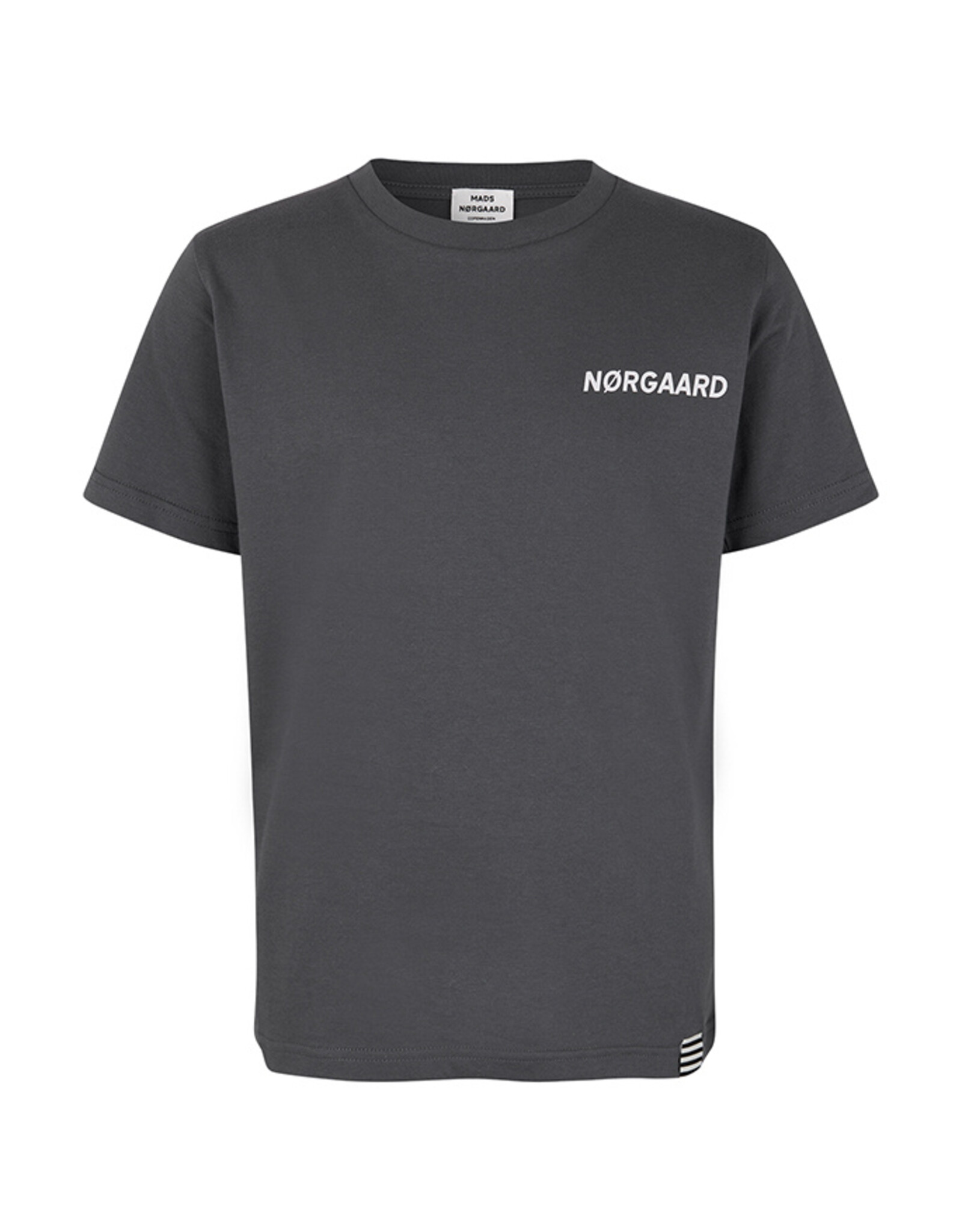 Mads Norgaard MADS NØRGAARD THORLINO TEE - ASPHALT