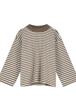 Gray Label GREY LABEL HIGH NECK TEEE - BROWNIE/OFF WHITE