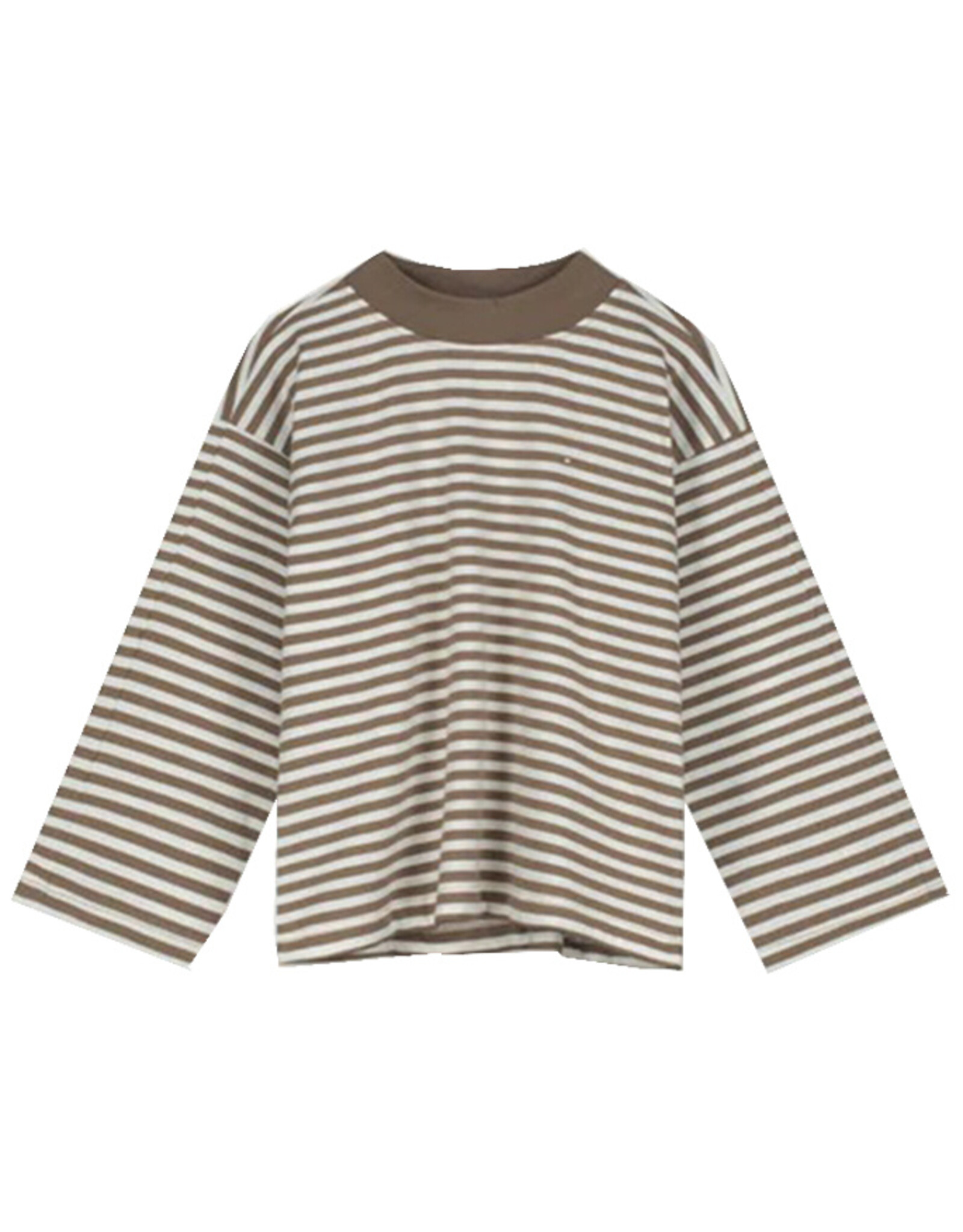 Gray Label GREY LABEL HIGH NECK TEEE - BROWNIE/OFF WHITE