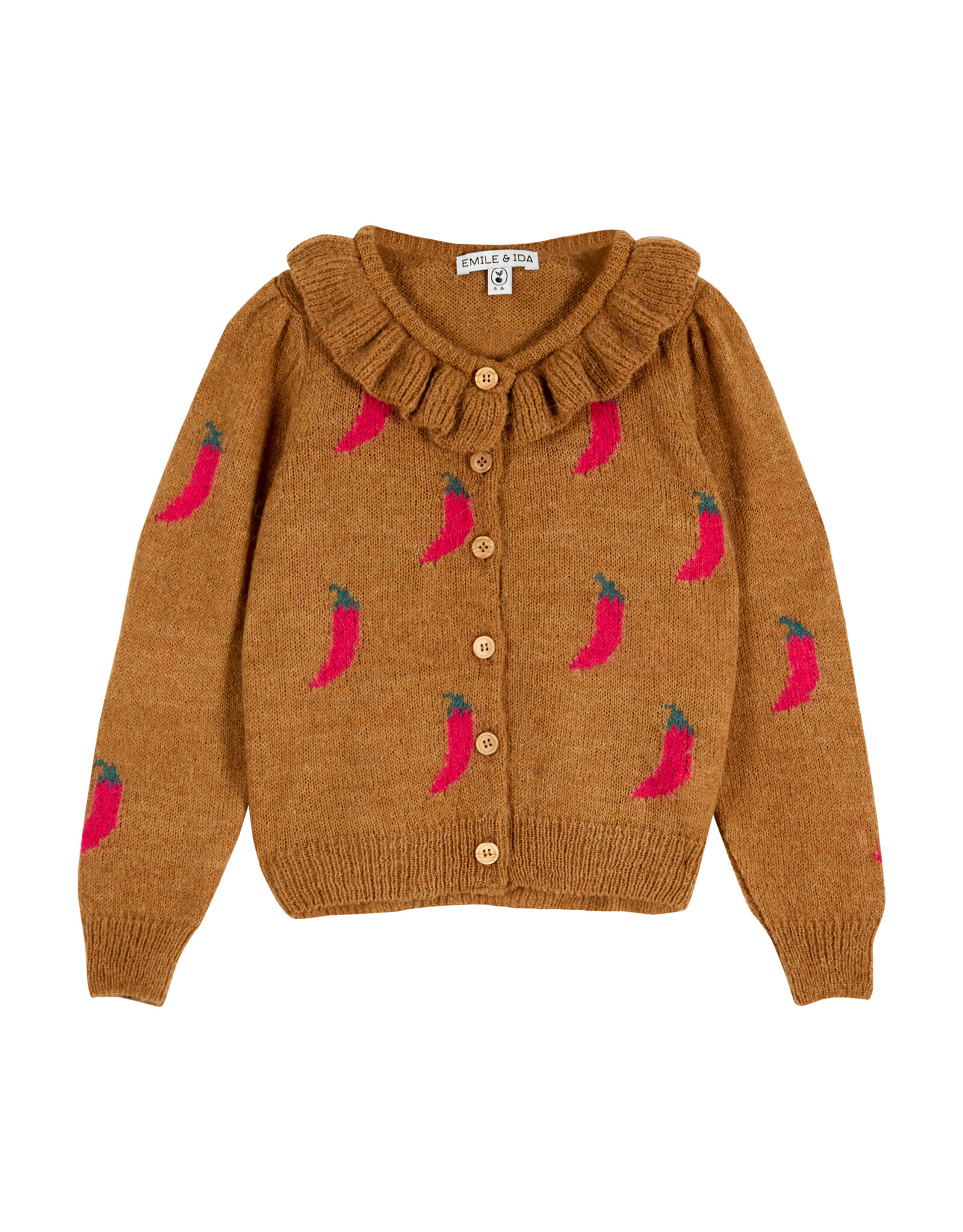 Emile & Ida EMILE & IDA CARDIGAN - PIMENT