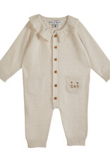 Emile & Ida EMILE & IDA WOOL JUMPSUIT - ECRU