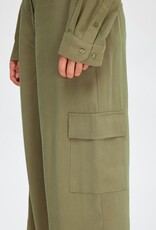 Selected Femme SELECTED FEMME EMBERLY PANTS - DUSTY GREEN