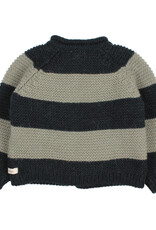 Buho BÚHO BANDS CARDIGAN - DEEP FOREST