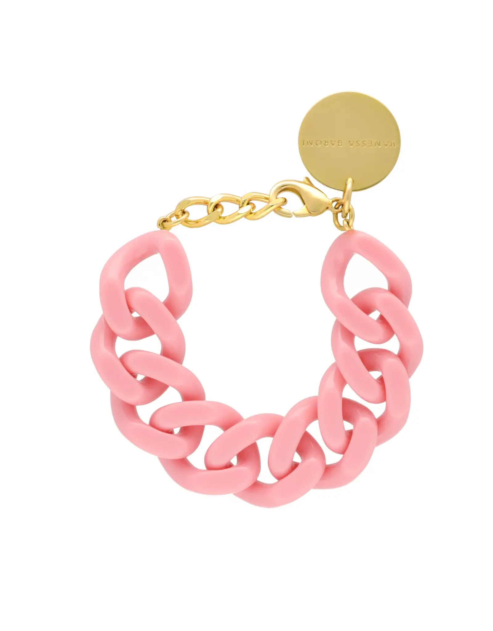 Vanessa Baroni VANESSA BARONI FLAT CHAIN BRACELET - ROSE