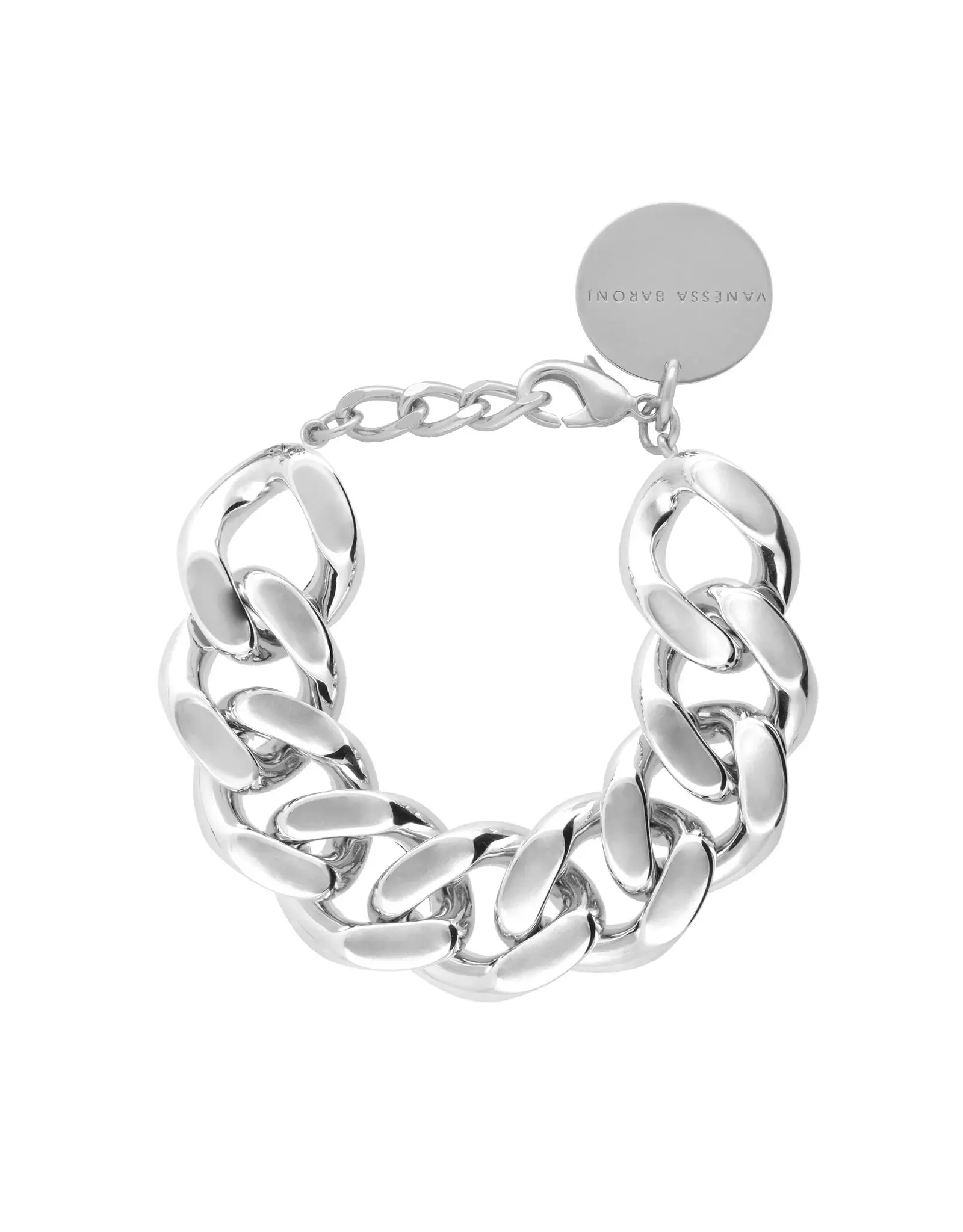 Vanessa Baroni VANESSA BARONI FLAT CHAIN BRACELET - SILVER