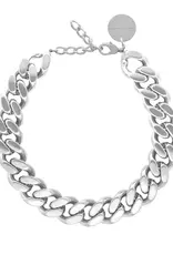 Vanessa Baroni VANESSA BARONI FLAT CHAIN NECKLACE - SILVER