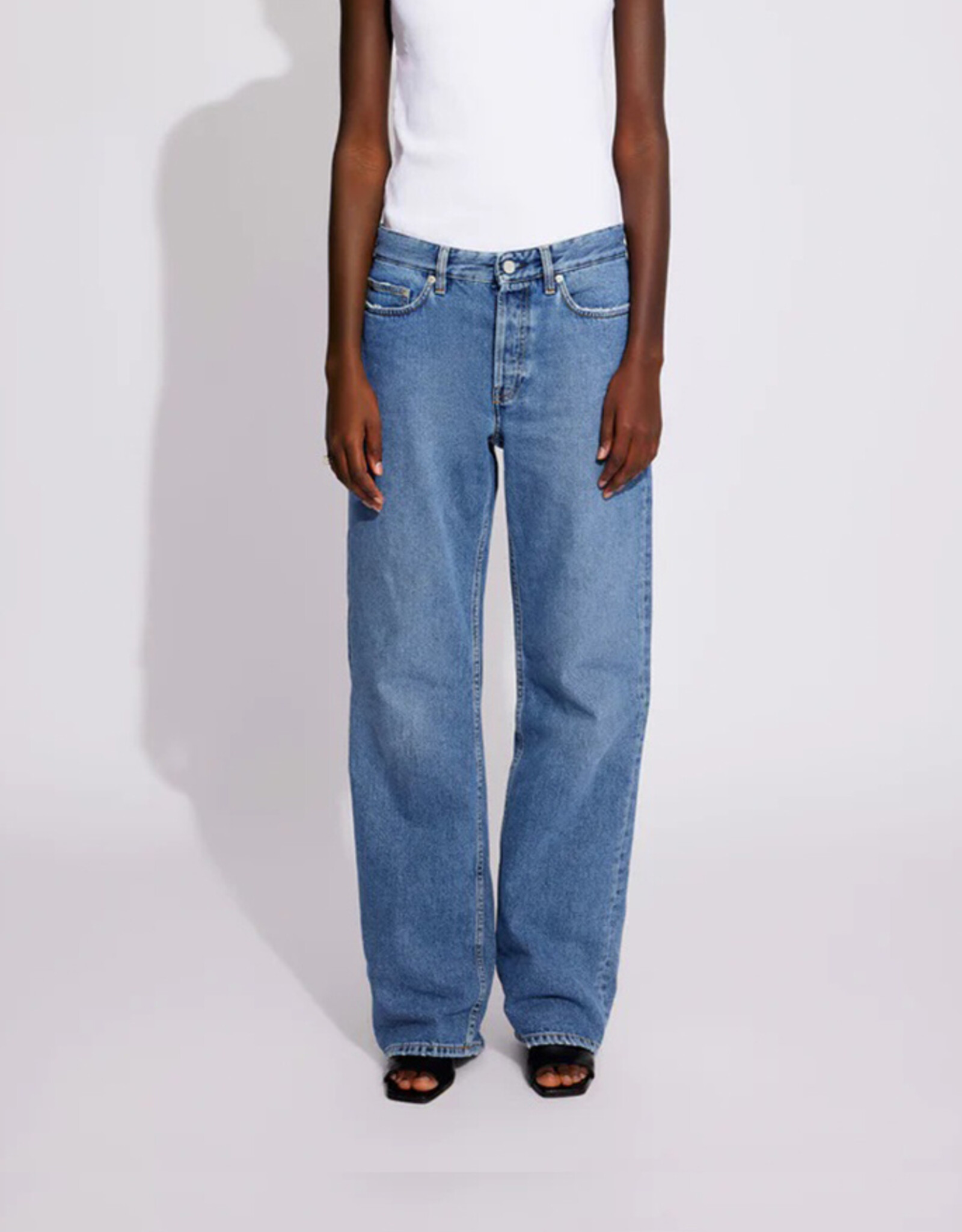 Won Hundred WON HUNDRED BAGGY JEANS - MEDIUM BASE BLUE