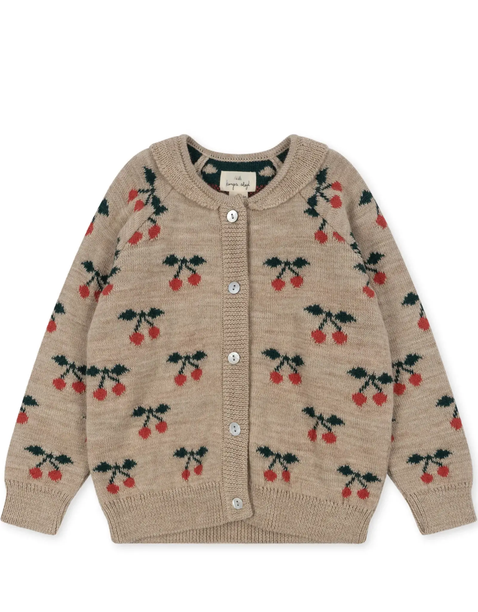 Konges Sløjd KONGES SLØJD BELOU CHERRY  CARDIGAN - CHERRY