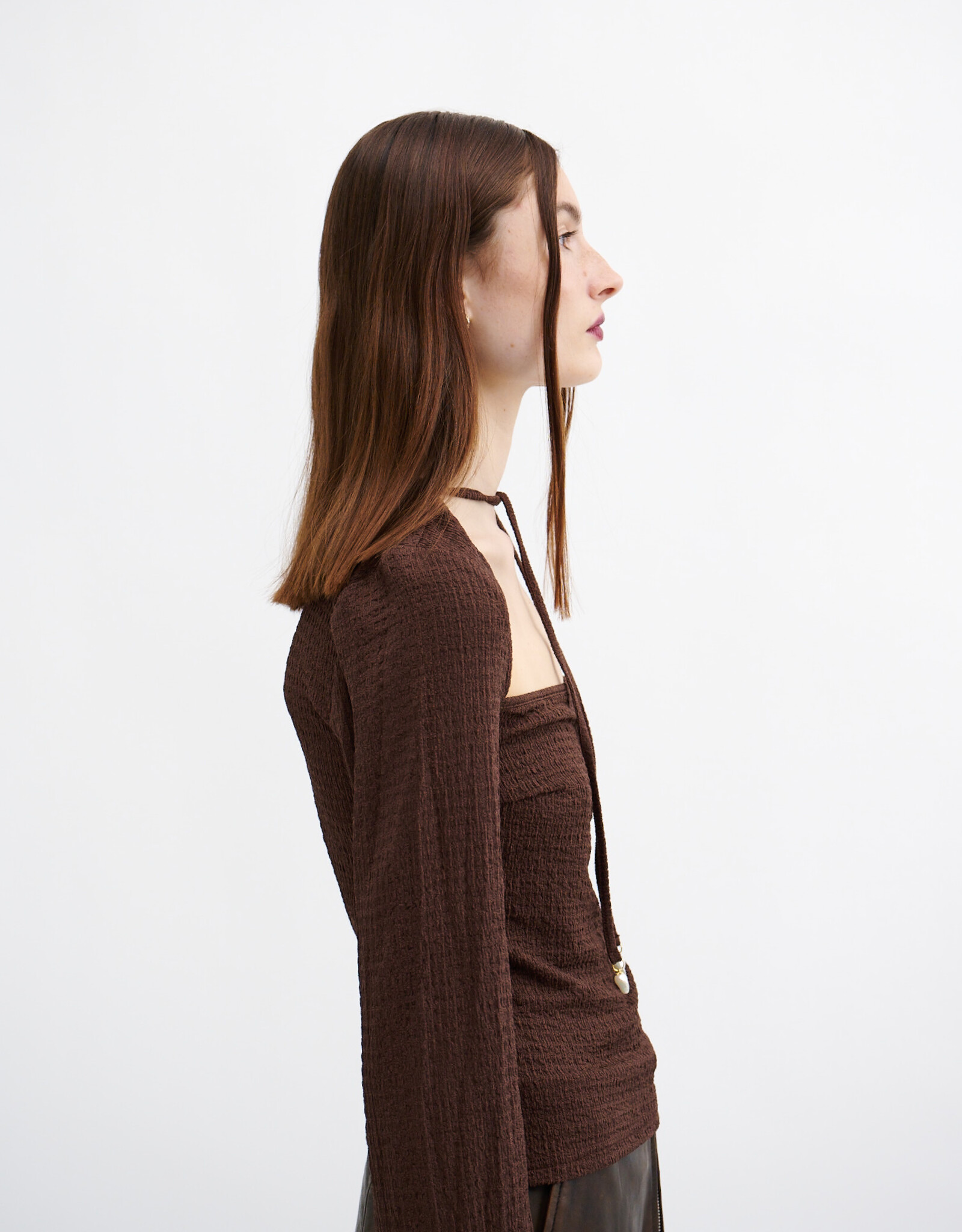 Résumé RÉSUMÉ VEDA BLOUSE - BROWN