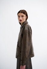 Résumé RÉSUMÉ VASCO JACKET - LEATHER CHOCO