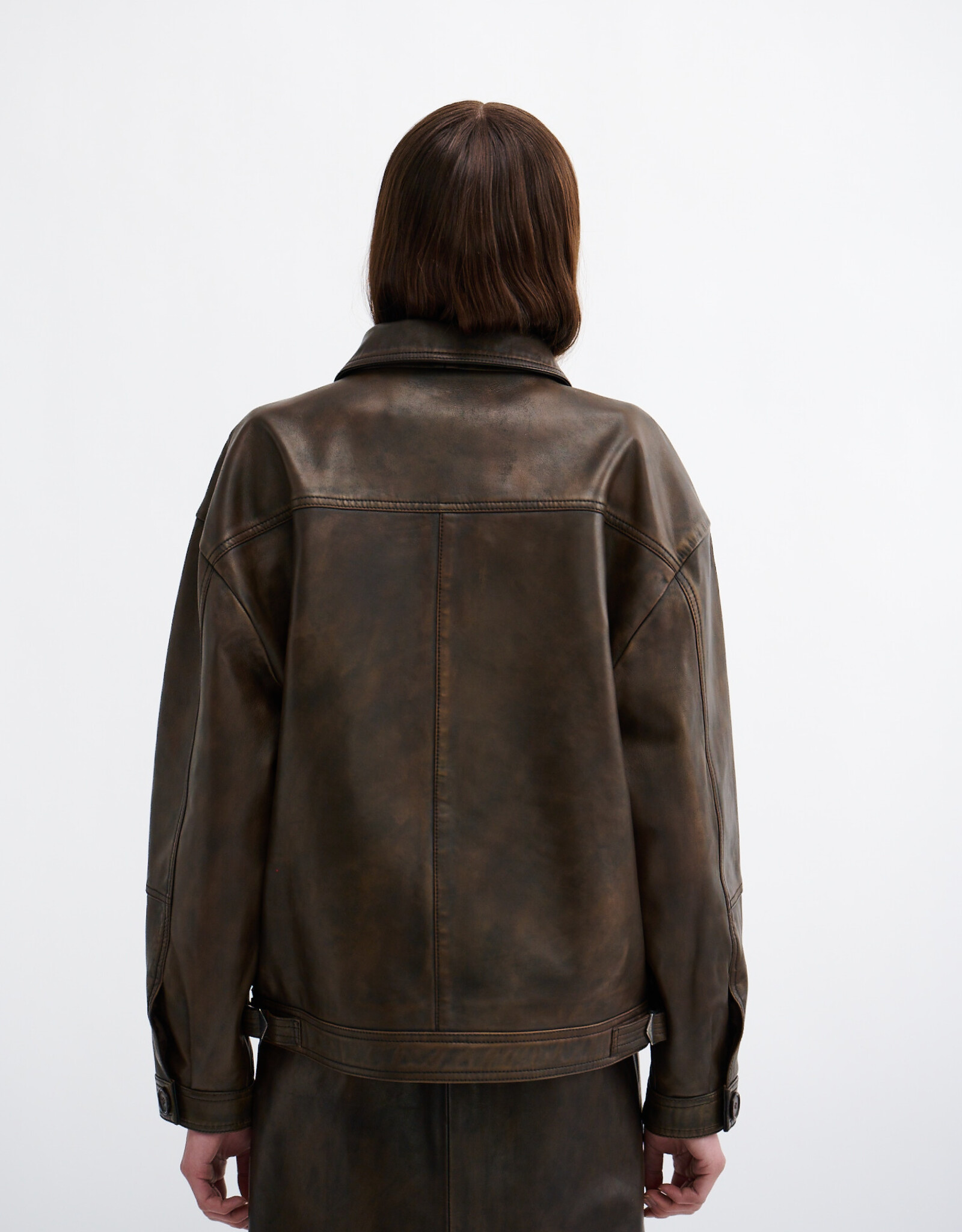 Résumé RÉSUMÉ VASCO JACKET - LEATHER CHOCO