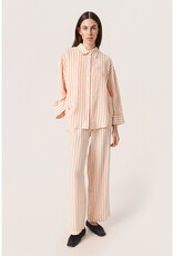 Soaked SOAKED IN LUXURY GISELLE SHIRT - TANGARINE STRIPE