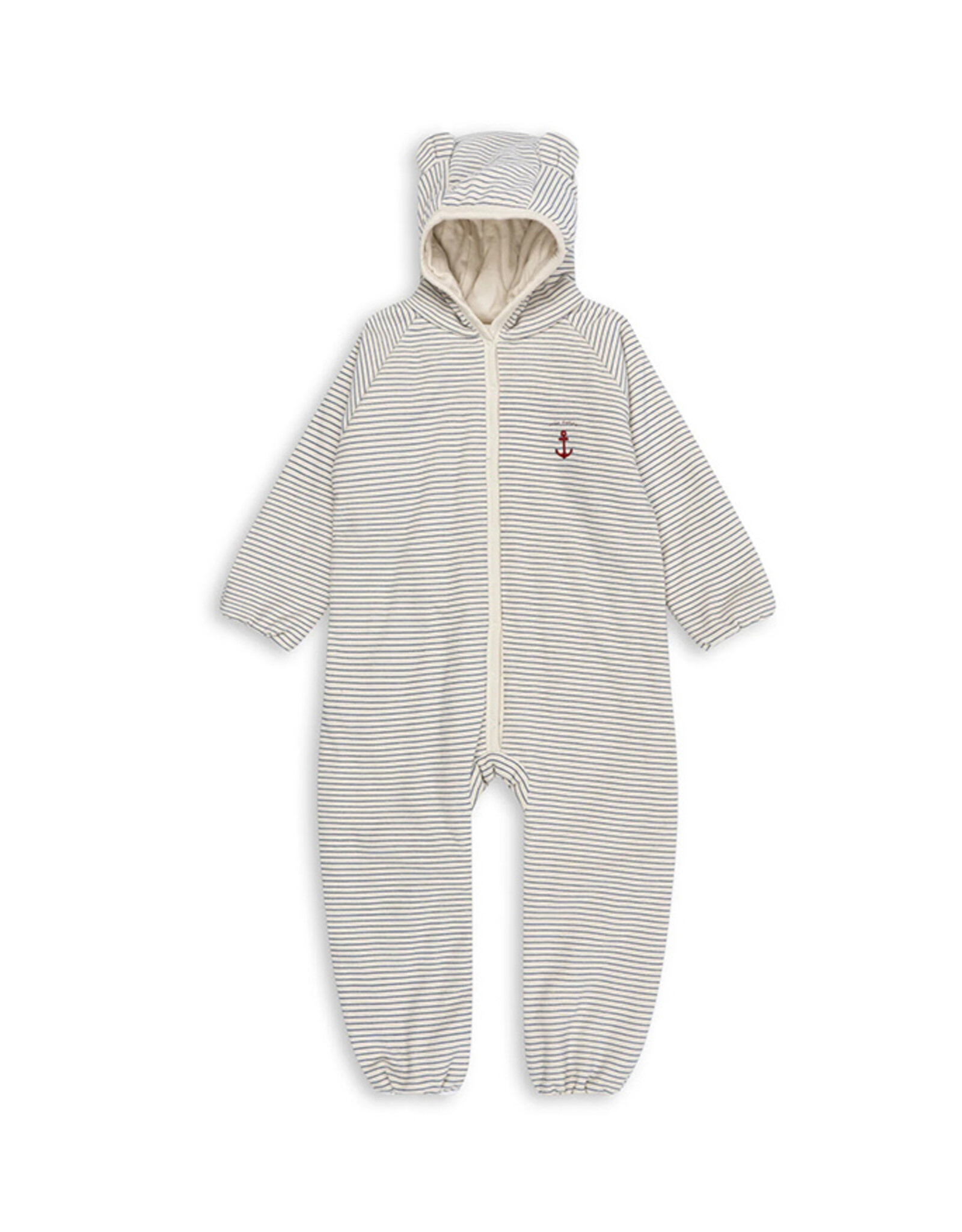 Konges Sløjd KONGES SLØJD ITTY ONESIE WITH HOOD - STRIPE