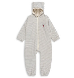 Konges Sløjd KONGES SLØJD ITTY ONESIE WITH HOOD - STRIPE