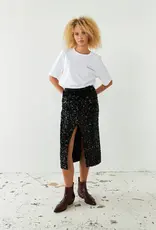 STELLA NOVA SEQUINS SKIRT - BLACK